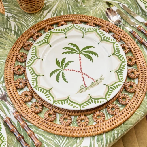 Mrs. Alice Jardin de Palmier Dinner Plate< Summer Crockery | Dinner Plates