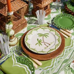 Mrs. Alice Jardin de Palmier Dinner Plates (Set of 4)< Summer Crockery | Dinner Plates