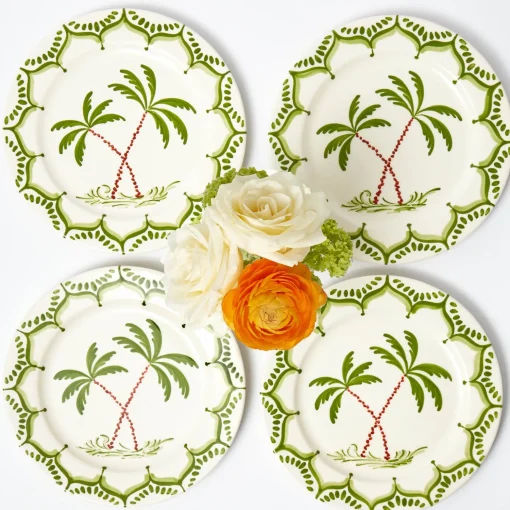 Mrs. Alice Jardin de Palmier Dinner Plate< Summer Crockery | Dinner Plates