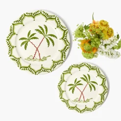 Mrs. Alice Jardin de Palmier Starter Plate< Summer Crockery | Starter Plates