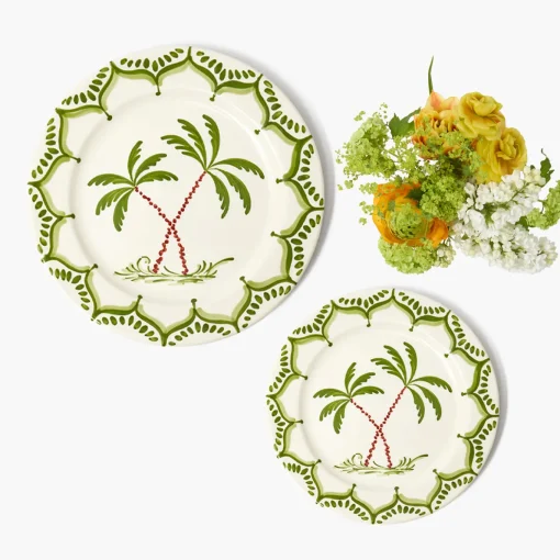 Mrs. Alice Jardin de Palmier Starter Plate< Summer Crockery | Starter Plates