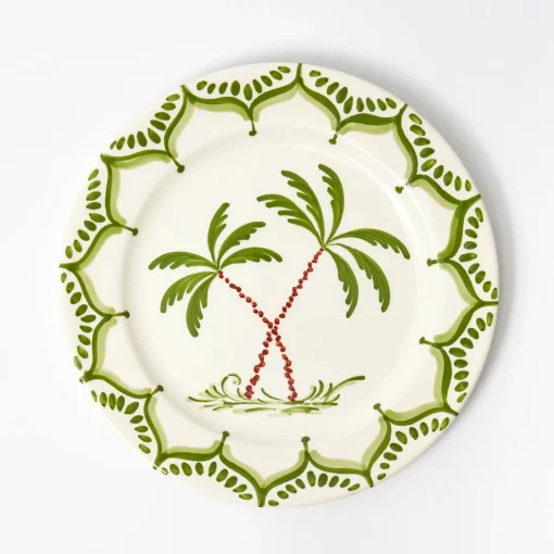 Mrs. Alice Jardin de Palmier Starter Plates (Set of 4)< Summer Crockery | Starter Plates