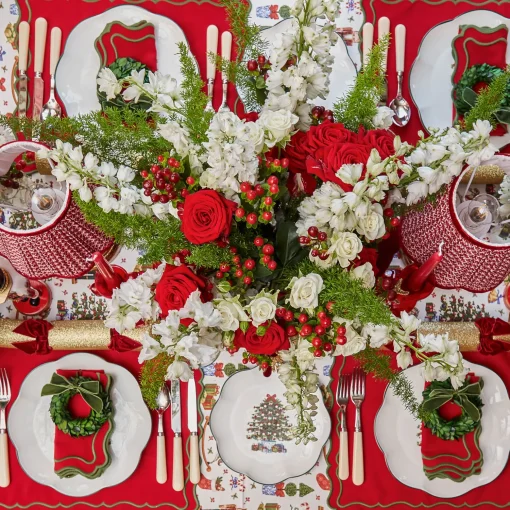 Mrs. Alice Jolly Nutcracker Tablecloth< Tablecloths