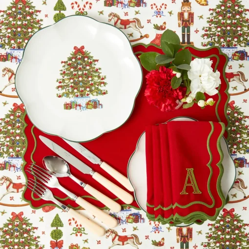 Mrs. Alice Jolly Nutcracker Tablecloth< Tablecloths