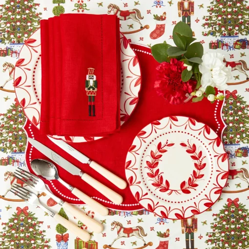Mrs. Alice Jolly Nutcracker Tablecloth< Tablecloths