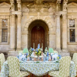 Mrs. Alice Josephine Green & Blue Dinner Plates (Set of 4)< Dinner Plates | Crockery Sets