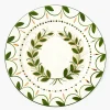 Mrs. Alice Josephine Olive & Gold Garland Dinner Plate< Dinner Plates
