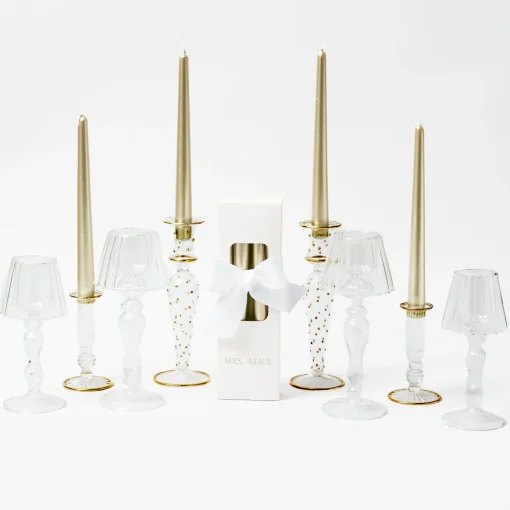 Mrs. Alice Joy Gold Candlescape< Candles | Candlescapes