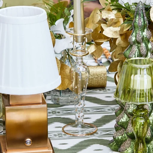 Mrs. Alice Joy Gold Candlescape< Candles | Candlescapes