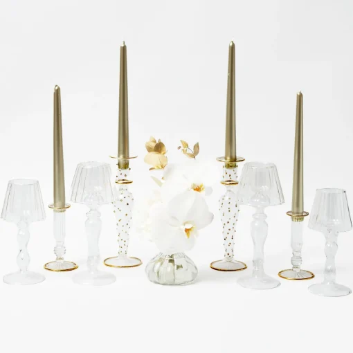 Mrs. Alice Joy Gold Candlescape< Candles | Candlescapes