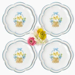 Mrs. Alice Joy of Easter Dinner & Starter Plates (Set of 8)< Crockery Sets