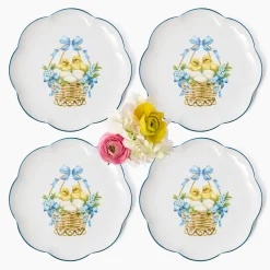 Mrs. Alice Joy of Easter Dinner Plates (Set of 4)< Dinner Plates | Crockery Sets
