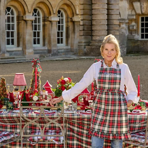 Mrs. Alice Joy of Tartan Apron< Aprons | Mrs. Alice Monogram