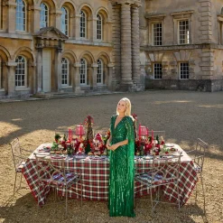 Mrs. Alice Joy of Tartan Tablecloth< Tablecloths