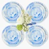 Mrs. Alice Julia Blue Marbled Dinner & Starter Plates (Set of 8)< Summer Crockery | Crockery Sets