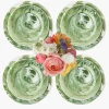 Mrs. Alice Julia Green Marbled Dinner & Starter Plates (Set of 8)< Summer Crockery | Crockery Sets