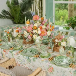 Mrs. Alice Julia Green Marbled Dinner & Starter Plates (Set of 8)< Summer Crockery | Crockery Sets