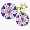 Mrs. Alice Kamari Pink & Blue Starter Plate< Starter Plates