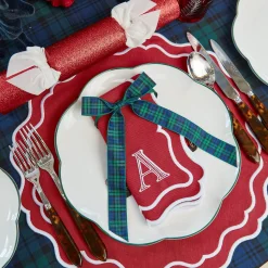 Mrs. Alice Katherine Berry Red Napkins (Set of 4)< Napkins | Mrs. Alice Monogram