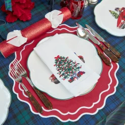 Mrs. Alice Katherine Berry Red Placemats (Set of 4)< Placemats