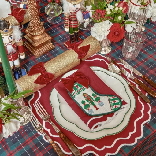 Mrs. Alice Katherine Berry Red Placemats (Set of 4)< Placemats