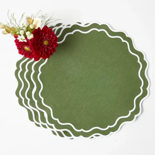 Mrs. Alice Katherine Green Placemats (Set of 4)< Placemats