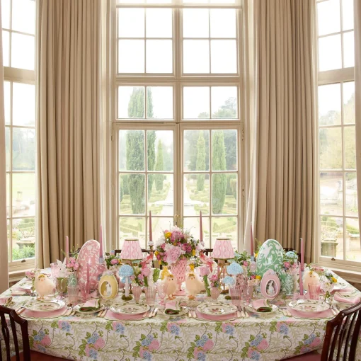 Mrs. Alice Katherine Pink & Green Placemats (Set of 4)< Placemats