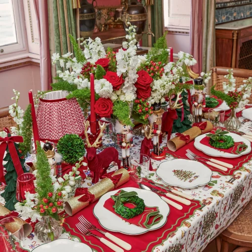 Mrs. Alice Katherine Red & Green Napkins (Set of 4)< Napkins | Mrs. Alice Monogram