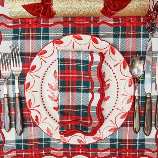 Mrs. Alice Katherine Tartan Napkins (Set of 4)< Napkins | Mrs. Alice Monogram