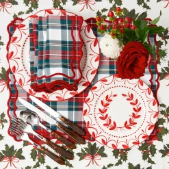 Mrs. Alice Katherine Tartan Napkins (Set of 4)< Napkins | Mrs. Alice Monogram