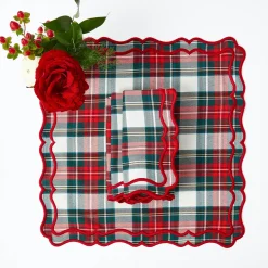 Mrs. Alice Katherine Tartan Placemats & Napkins (Set of 4)< Table Linen Sets | Mrs. Alice Monogram