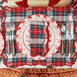 Mrs. Alice Katherine Tartan Placemats & Napkins (Set of 4)< Table Linen Sets | Mrs. Alice Monogram