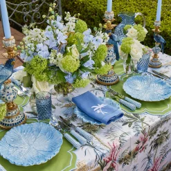 Mrs. Alice La Palmeraie Tablecloth< Summer Table Linen | Tablecloths