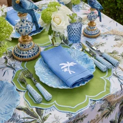 Mrs. Alice La Palmeraie Tablecloth< Summer Table Linen | Tablecloths