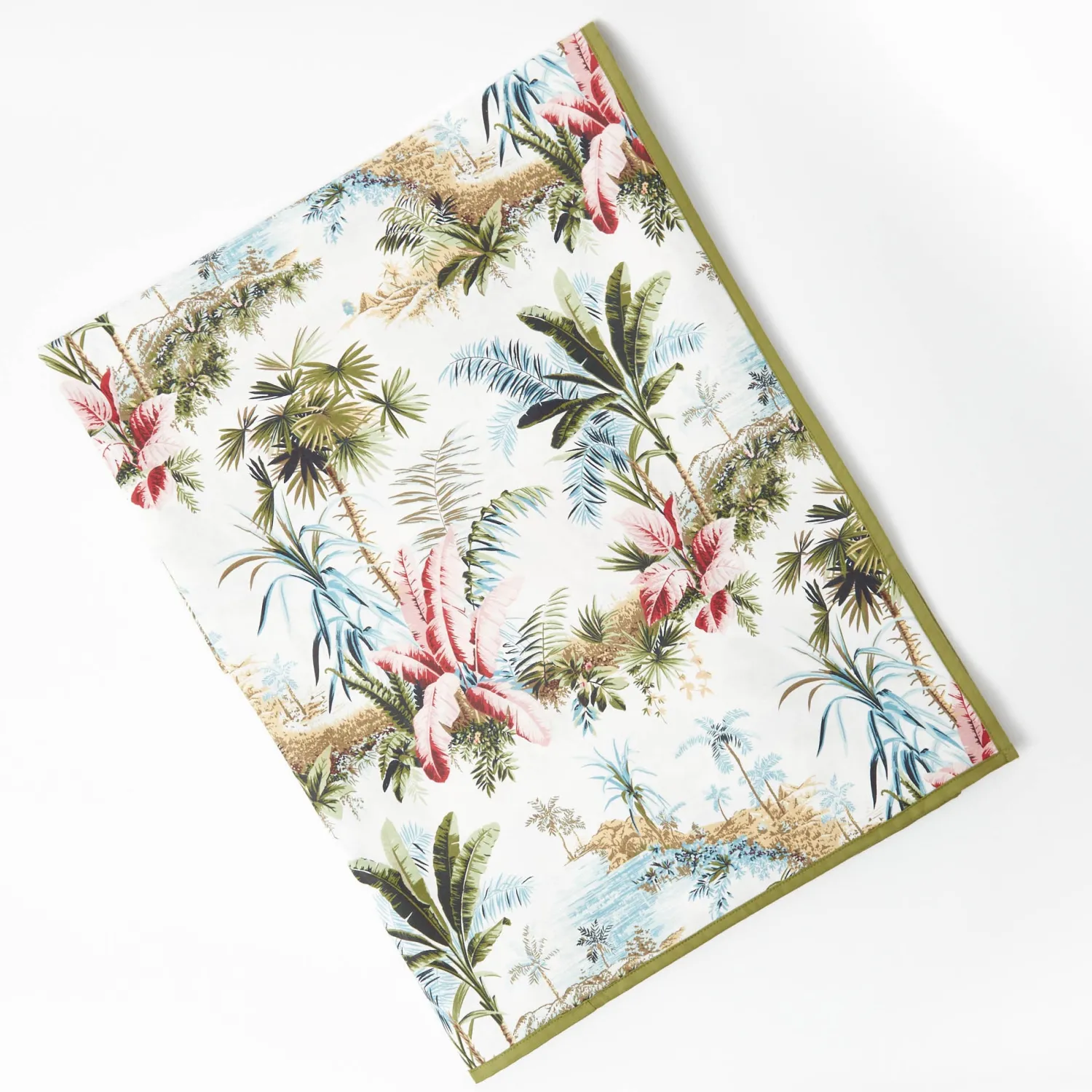 Mrs. Alice La Palmeraie Tablecloth< Summer Table Linen | Tablecloths