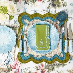 Mrs. Alice La Palmeraie Tablecloth< Summer Table Linen | Tablecloths