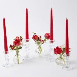 Mrs. Alice Lace Edge Candle Holders (Pair)< Candle Holders