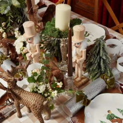 Mrs. Alice Lace Edge Candle Holders (Pair)< Candle Holders