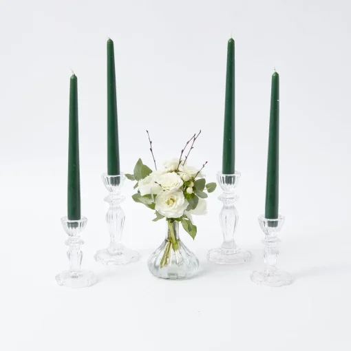 Mrs. Alice Lace Edge Candle Holders (Pair)< Candle Holders