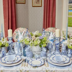 Mrs. Alice Large Chinoiserie Candle Holder< Candle Holders