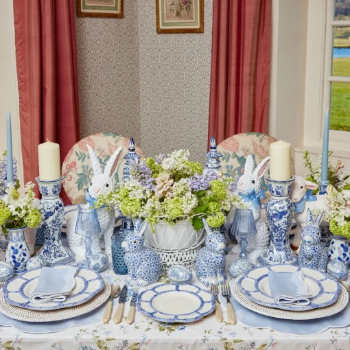 Mrs. Alice Large Chinoiserie Candle Holder< Candle Holders