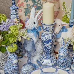 Mrs. Alice Large Chinoiserie Candle Holder< Candle Holders