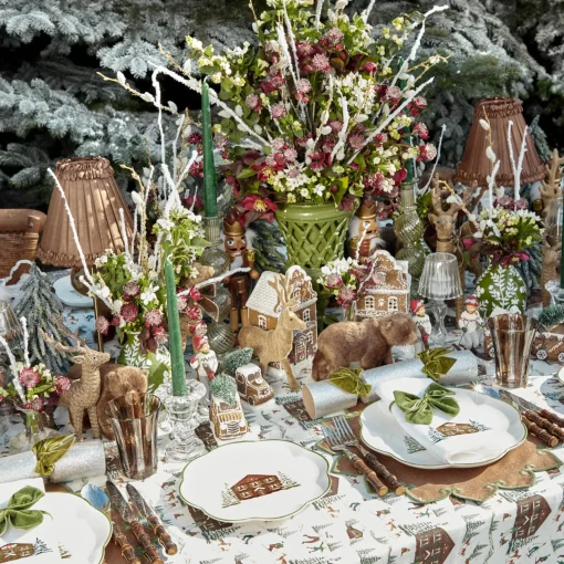 Mrs. Alice Large Frosted Fir Tree (Pair)< Christmas Decorations