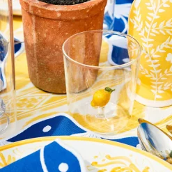 Mrs. Alice Lemon Glasses (Set of 4)< Summer Glassware | Glasses