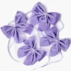 Mrs. Alice Lilac Velvet Napkin Bows (Set of 4)< Napkin Rings & Bows