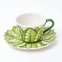 Mrs. Alice Lily of the Valley Breakfast Cup & Saucer< Teaware