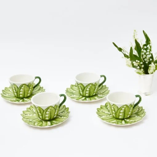 Mrs. Alice Lily of the Valley Breakfast Cup & Saucer< Teaware