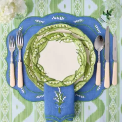 Mrs. Alice Lily of the Valley Dinner & Starter Plates (Set of 4)< Summer Crockery | Crockery Sets