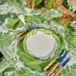 Mrs. Alice Lily of the Valley Dinner & Starter Plates (Set of 4)< Summer Crockery | Crockery Sets