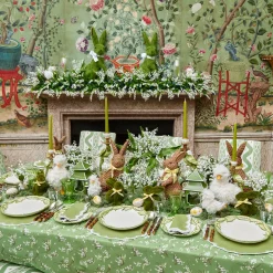 Mrs. Alice Lily of the Valley Dinner Plates (Set of 4)< Summer Crockery | Dinner Plates